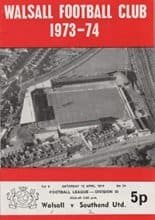 Walsall v Southend United 13-Apr-1974