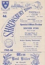 Shrewsbury Town v Southend United 01-Oct-1965