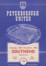 Peterborough United v Southend United 26-Dec-1961