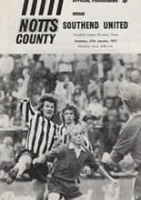 Notts County v Southend United 27-Jan-1973