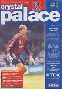 Crystal Palace v Southend United 28-Sep-1996