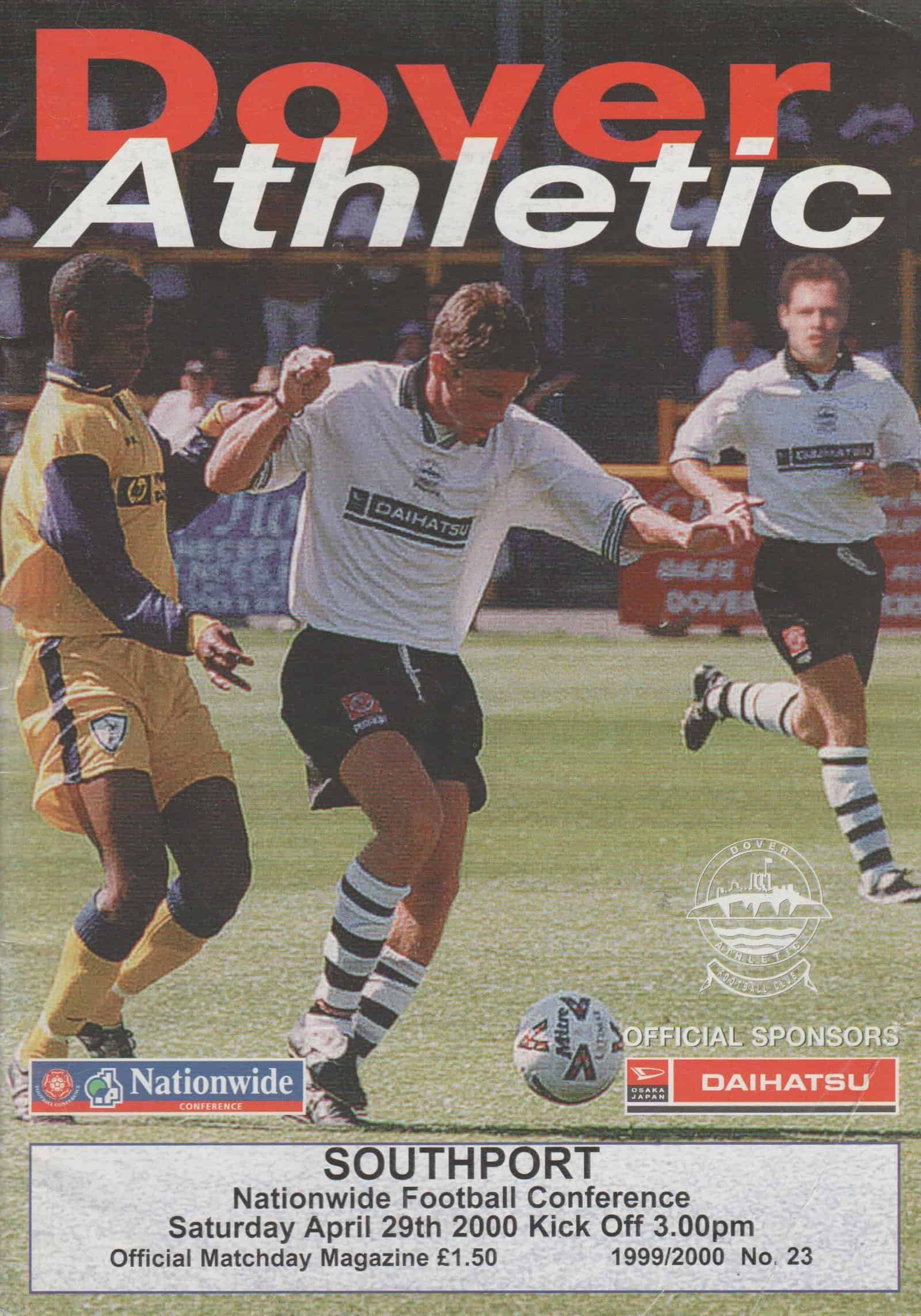 Dover Athletic v Southport 29-Apr-2000