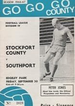 Stockport County v Southport 30-Sep-1966
