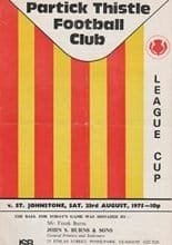 Partick Thistle v St Johnstone 23-Aug-1975