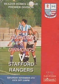 Rushden & Diamonds v Stafford Rangers 04-Nov-1995