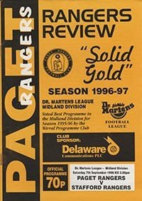 Paget Rangers v Stafford Rangers 07-Sep-1996