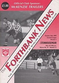 Stirling Albion v Stenhousemuir 16-Oct-1999