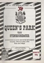 Queens Park v Stenhousemuir 20-Nov-1993