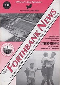 Stirling Albion v Stenhousemuir 03-Mar-2001