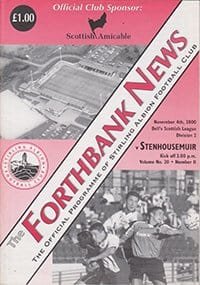 Stirling Albion v Stenhousemuir 04-Nov-2000