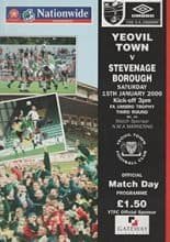 Yeovil Town v Stevenage Borough 15-Jan-2000