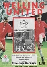 Welling United v Stevenage Borough 16-Mar-1999
