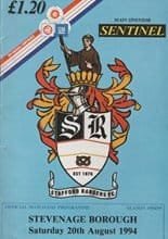 Stafford Rangers v Stevenage Borough 20-Aug-1994