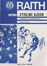 Raith Rovers v Stirling Albion 22-Feb-1975