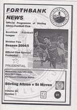 Stirling Albion v St Mirren 14-Jul-2004