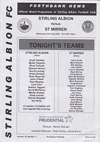 Stirling Albion v St Mirren 23-Jul-2008