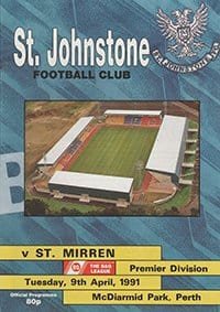 St Johnstone v St Mirren 09-Apr-1991