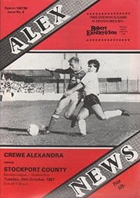 Crewe Alexandra v Stockport County 20-Oct-1987
