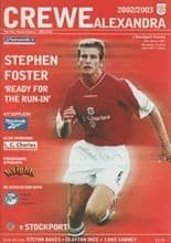 Crewe Alexandra v Stockport County 29-Mar-2003