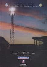 Oldham Athletic v Stockport County 02-Nov-2002