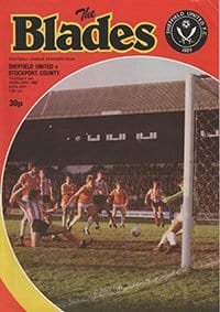 Sheffield United v Stockport County 09-Feb-1982