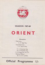 Leyton Orient v Stockport County 10-Feb-1968