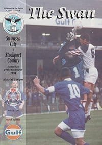 Swansea City v Stockport County 19-Nov-1994