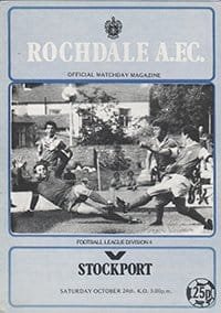 Rochdale v Stockport County 24-Oct-1981