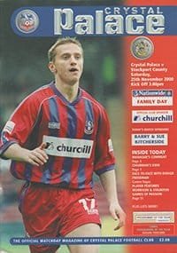 Crystal Palace v Stockport County 25-Nov-2000