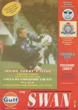 Swansea City v Stockport County 27-Jan-1996