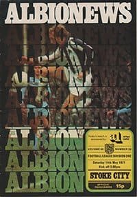 West Bromwich Albion v Stoke City 14-May-1977