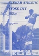 Oldham Athletic v Stoke City 15-Aug-1984