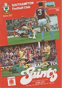 Southampton v Stoke City 16-Mar-1985