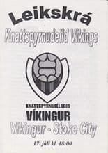 Vikingur v Stoke City 17-Jul-2000
