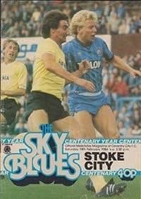 Coventry City v Stoke City 18-Feb-1984