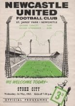 Newcastle United v Stoke City  01-May-1963