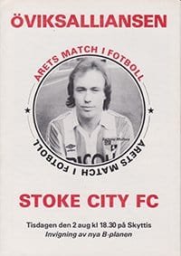 Oviksalliansen v Stoke City 02-Aug-1983