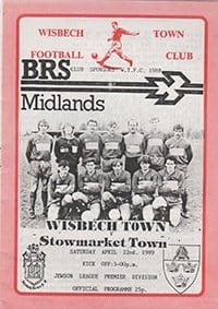 Wisbech Town v Stowmarket Town 22-Apr-1989
