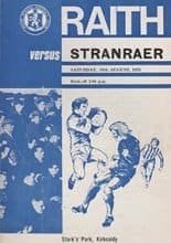 Raith Rovers v Stranraer 30-Aug-1975