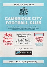 Cambridge City v Sudbury Town 08-Nov-1994
