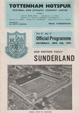 Tottenham Hotspur v Sunderland 07-Nov-1964