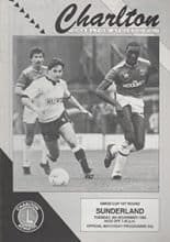Charlton Athletic v Sunderland 08-Nov-1988