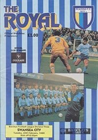 Reading v Swansea City 20-Feb-1990