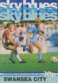 Coventry City v Swansea City 22-Jan-1983