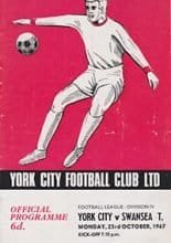 York City v Swansea Town 23-Oct-1967