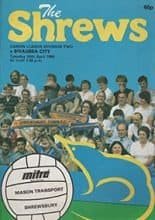 Shrewsbury Town v Swansea City 24-Apr-1984
