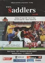 Walsall v Swansea City 27-Aug-2005
