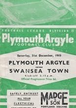 Plymouth Argyle v Swansea City 31-Dec-1960