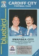 Cardiff City v Swansea City 03-Sep-1994