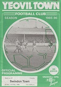 Yeovil Town v Sutton United 22-Apr-1986